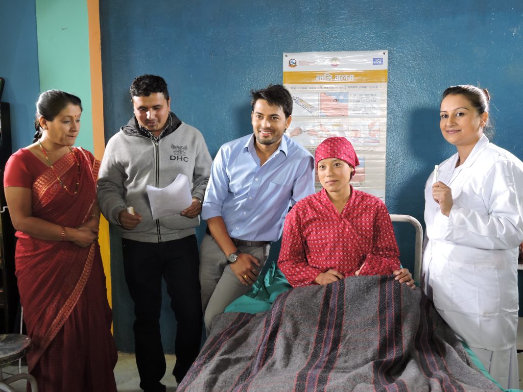 daya ram ghimire making Navi Malal PSA funded By USAID 