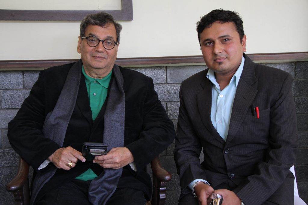 Daya Ram Ghimire with Subash Ghai bollywood Director